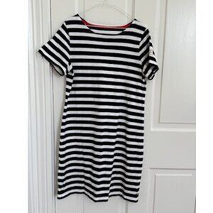 Joules Nautical Striped Dress, Size Large
